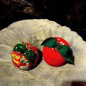 2 Vintage pins and pin cushions. $25